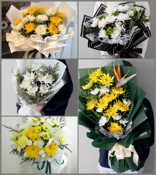 福建漳州平和县崎岭乡浮坪村白事花束代送